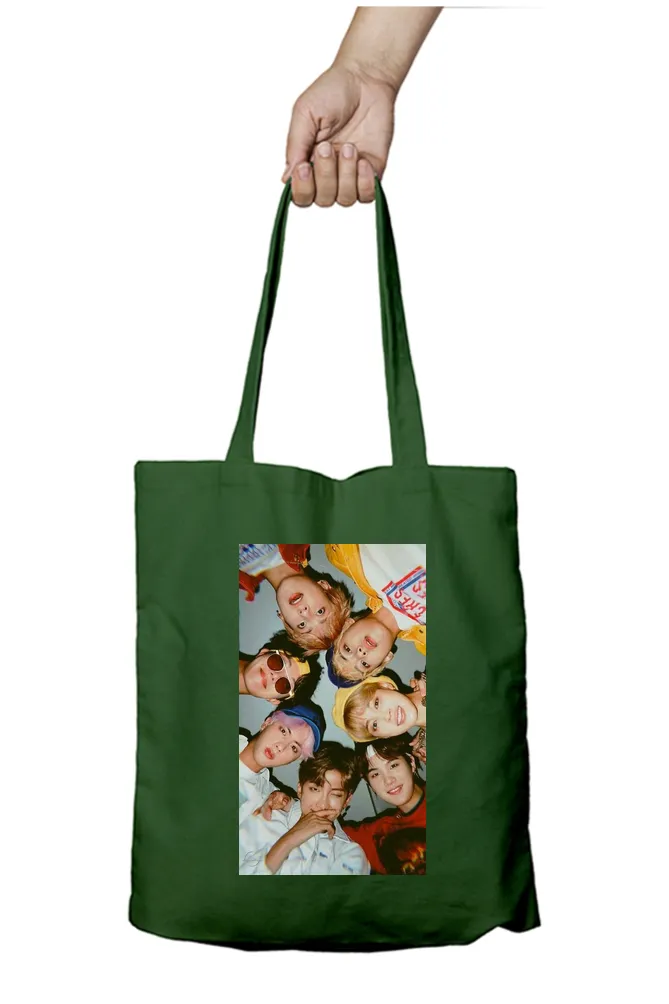 BTS Group Hug Kpop Tote Bag