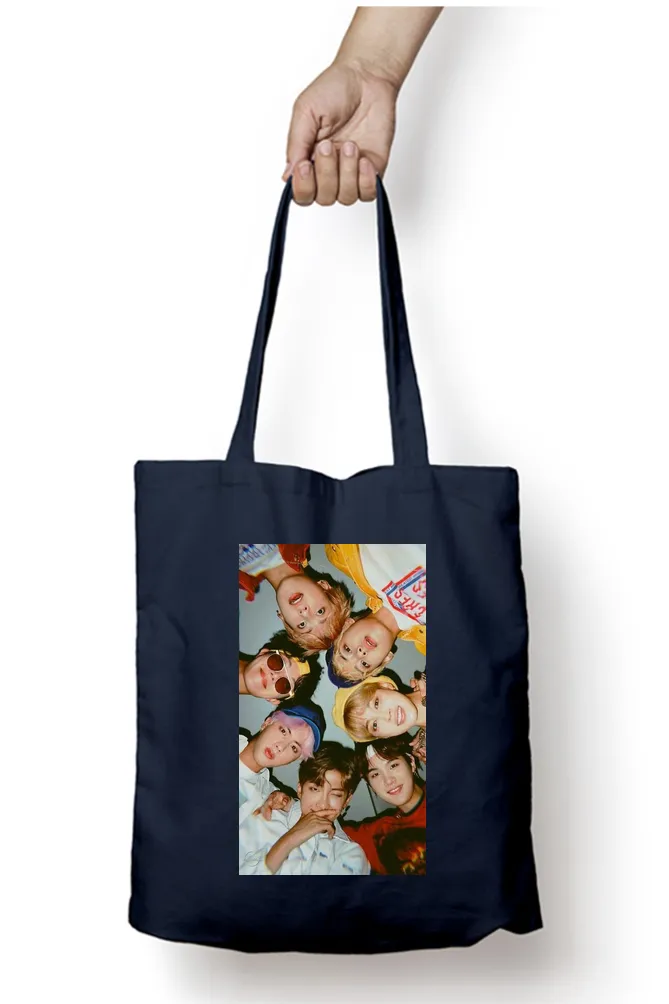 BTS Group Hug Kpop Tote Bag