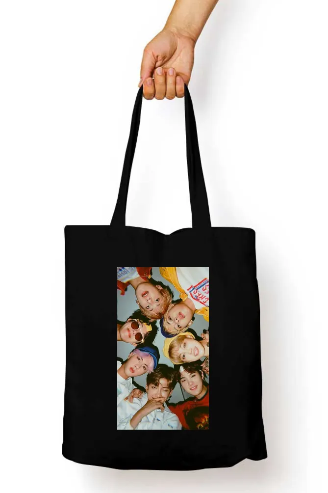 BTS Group Hug Kpop Tote Bag