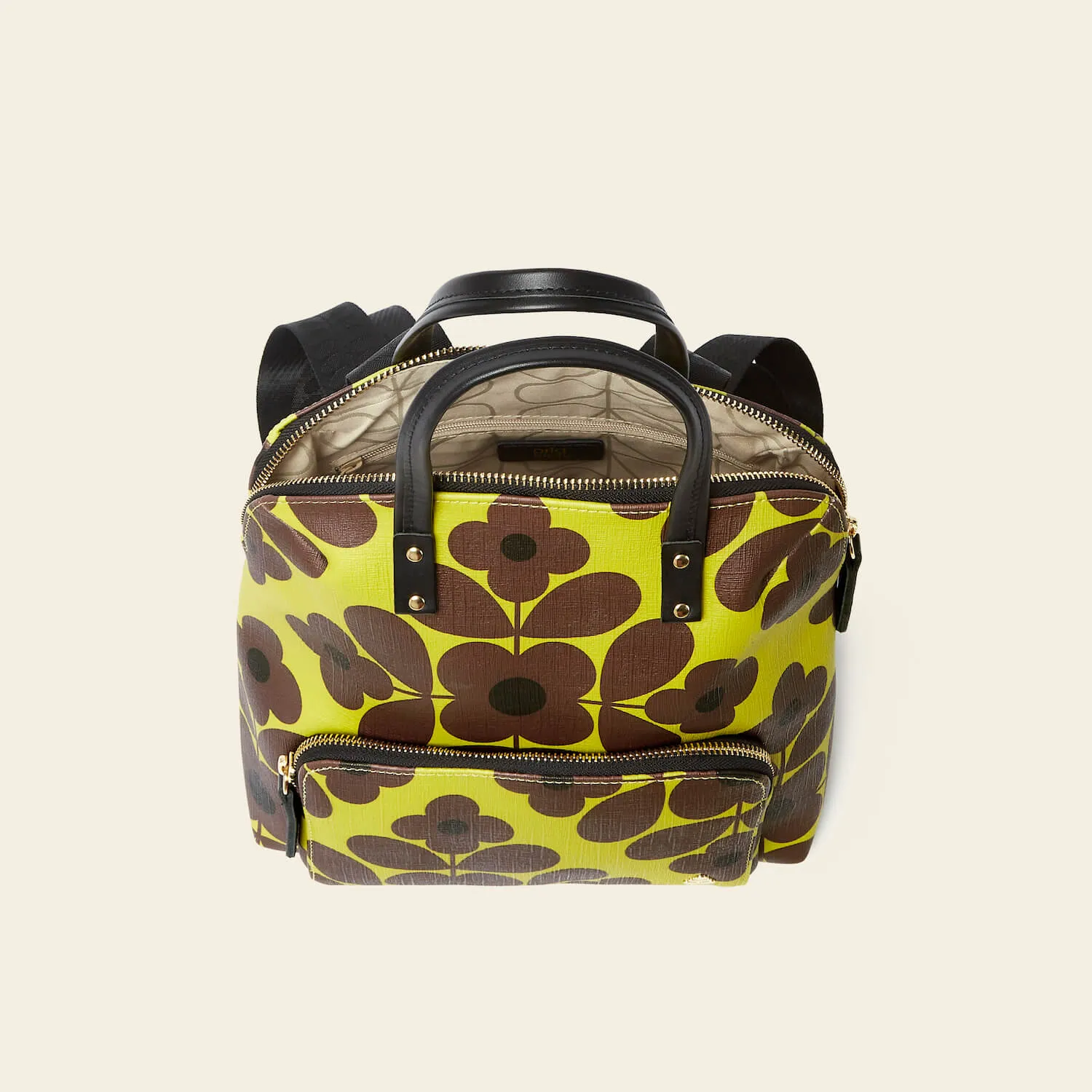 Buddy Backpack - Flower Tile Chartreuse