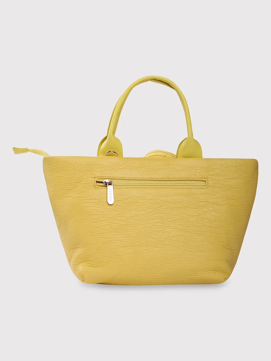 Caprese Briar Tote Small Office Handbag Yellow