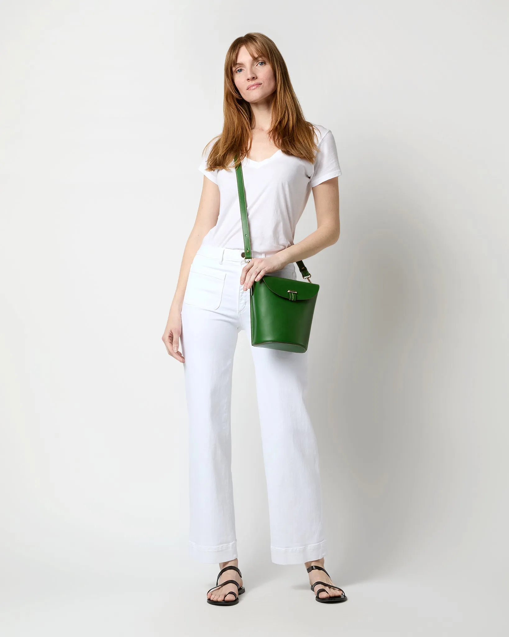 Charlotte Crossbody Bag in Avocado Leather