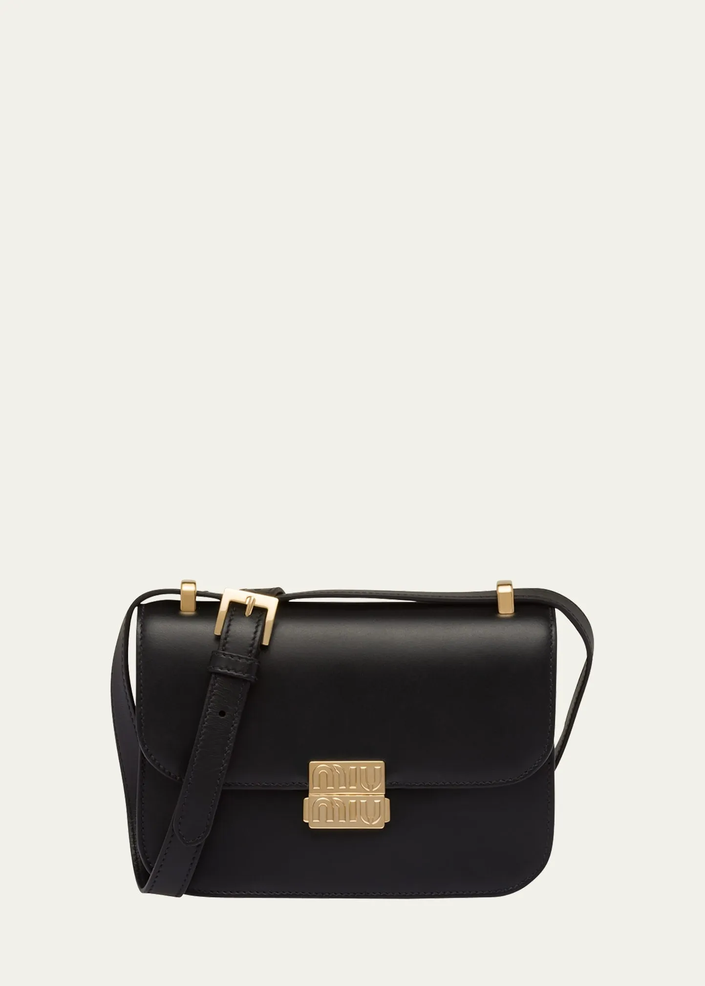 City Calf Leather Crossbody Bag