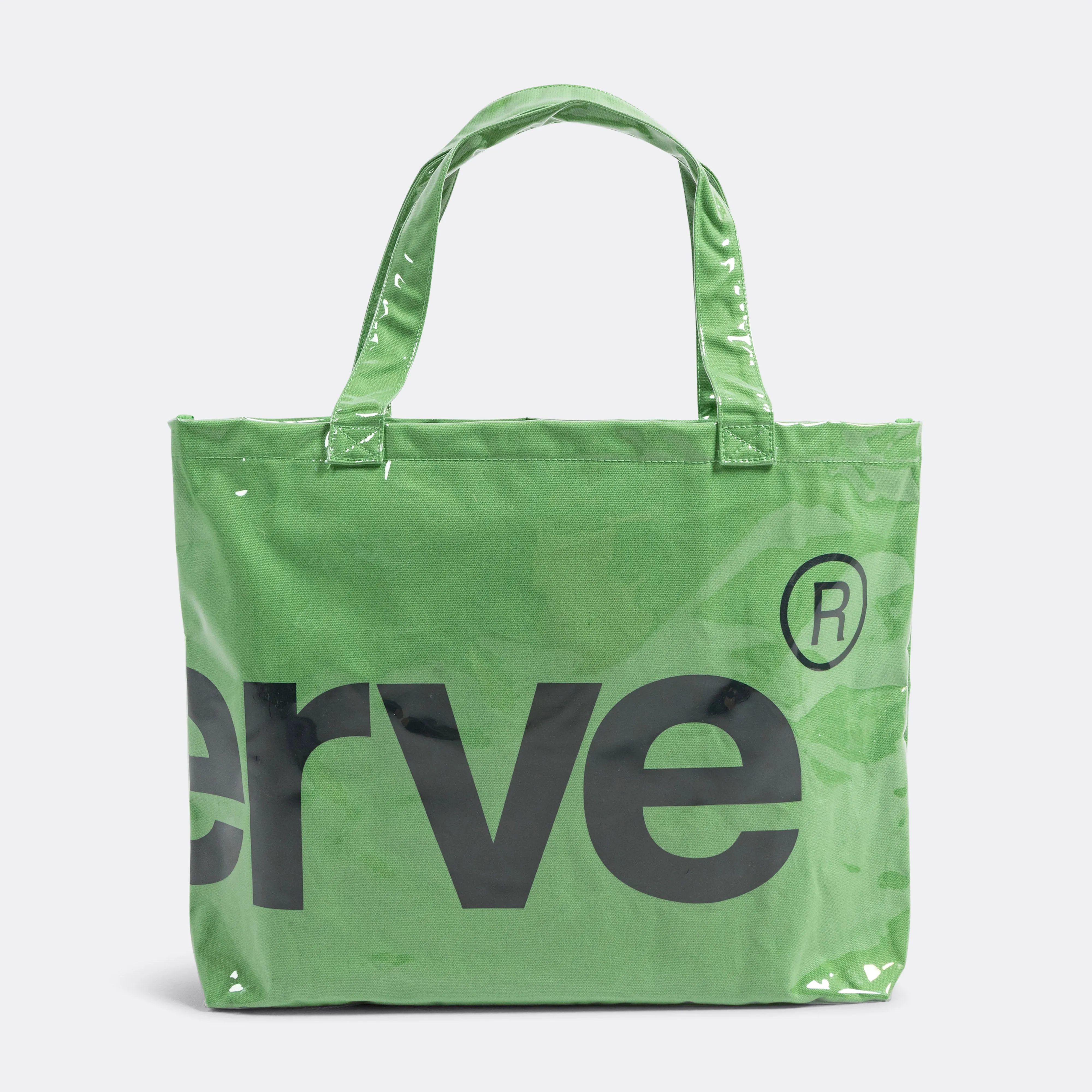 Classic Logo PVC Tote - Lime/Midnight