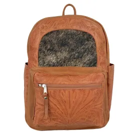 Classic Travel Backpack with Hair-On Hide