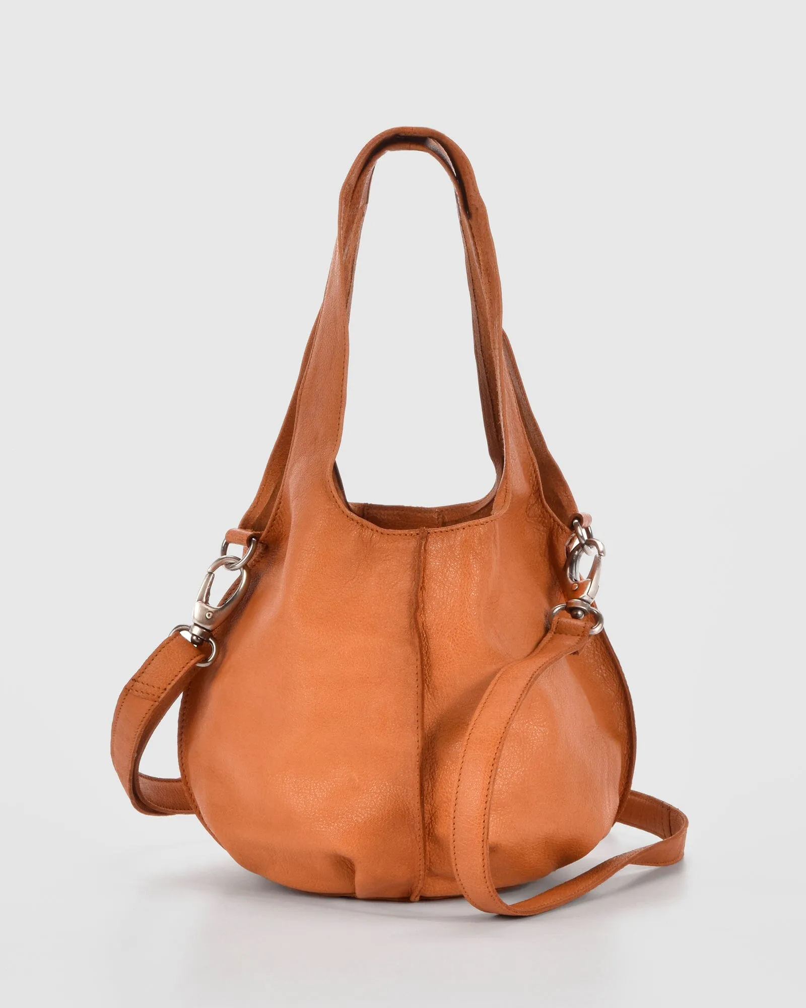 COBB & CO Simpson Small Round Leather Tote