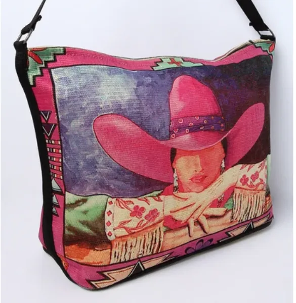 Cowgirl Kim Digital Print Cowgirl Handbag #114