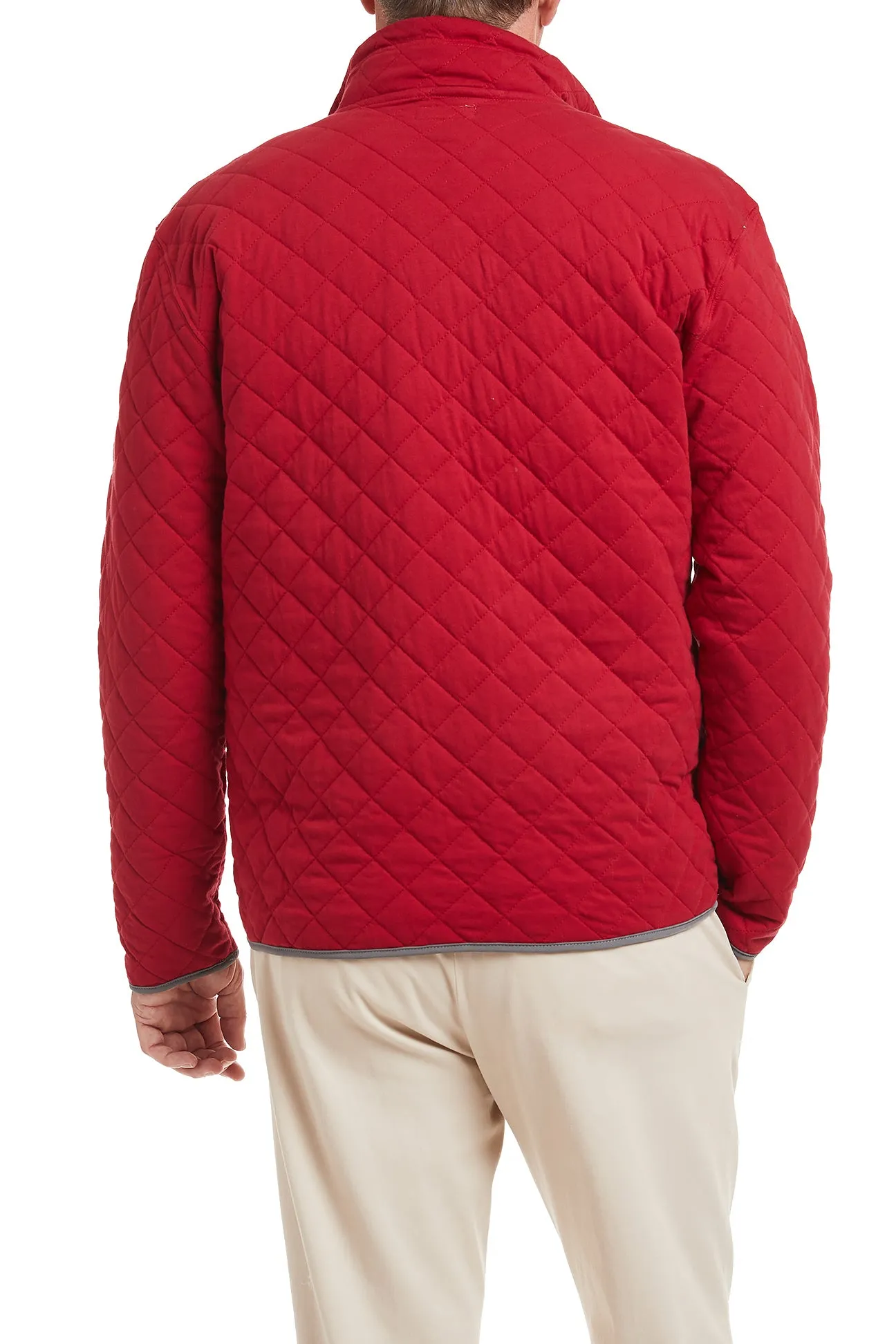 Cross Rip Quilted Sweatshirt Regatta Red