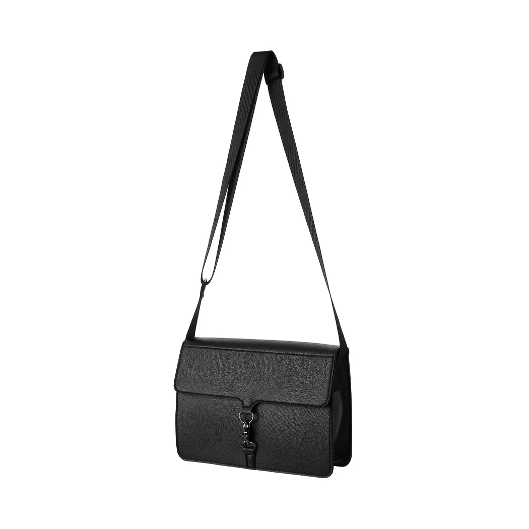 Crossbody Bag with Snap Hook (Black)