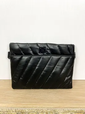 Diagonal Bum Bag 2.0 in Pearl Black