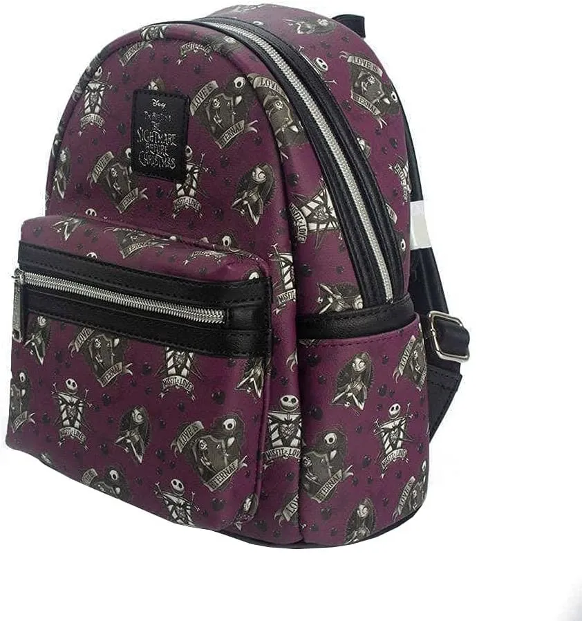 Disney Nightmare Before Christmas Love is Eternal Mini Backpack - Entertainment Earth Ex.