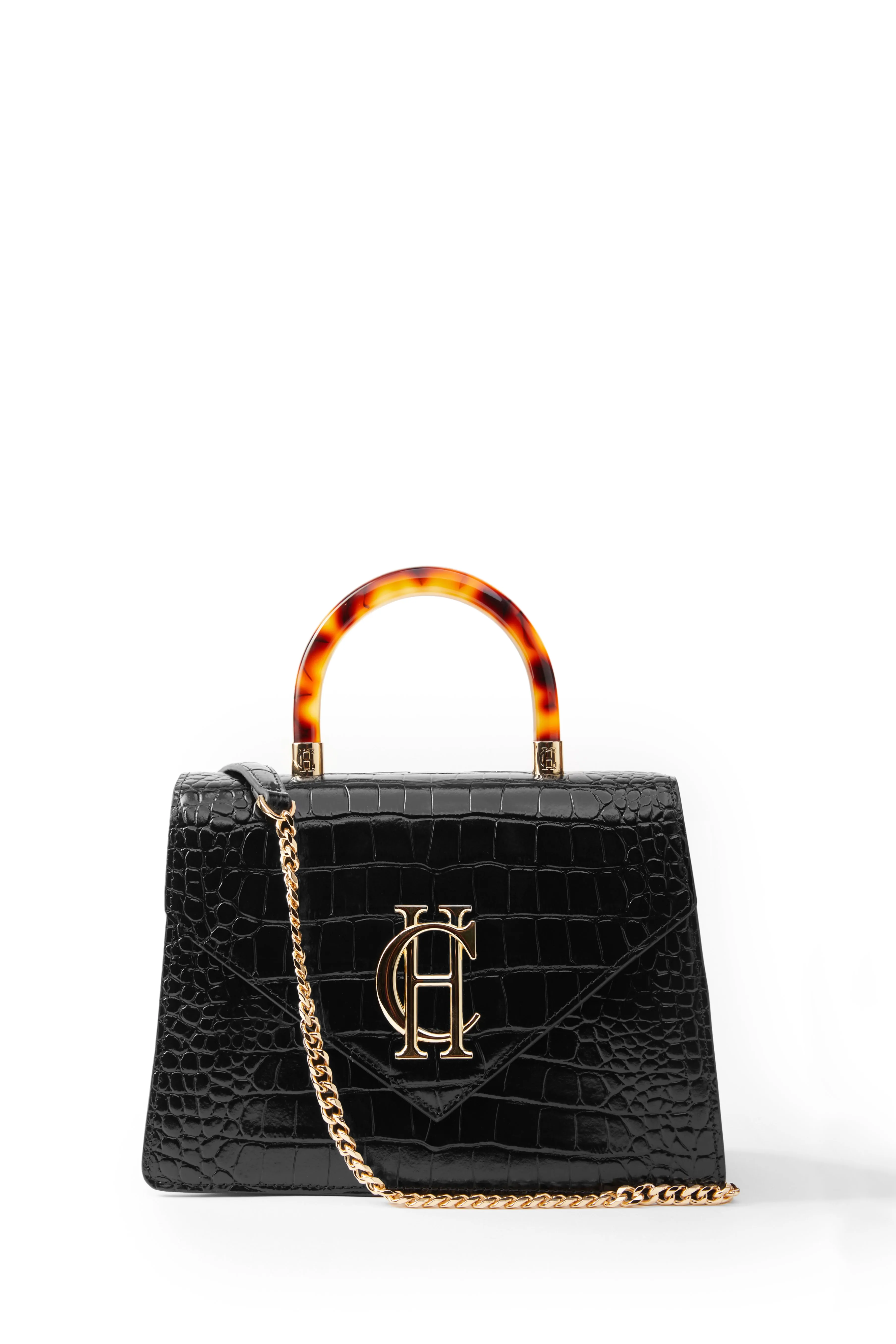 Dowdeswell Bag (Black Croc)