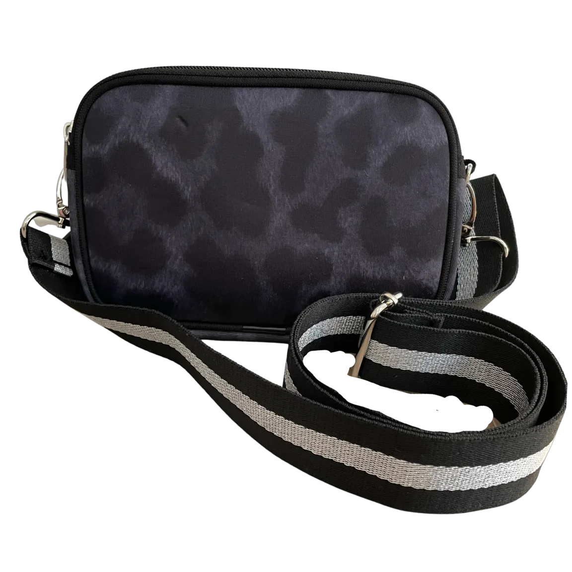 Dual Zipper Crossbody Bag