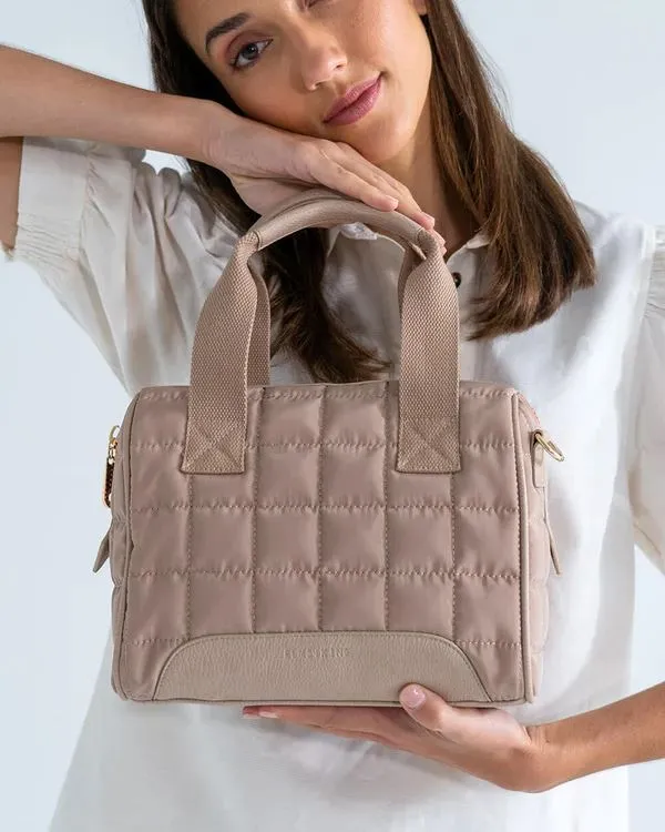 Elms & King Hartley Doctor's Bag Quilted - Taupe