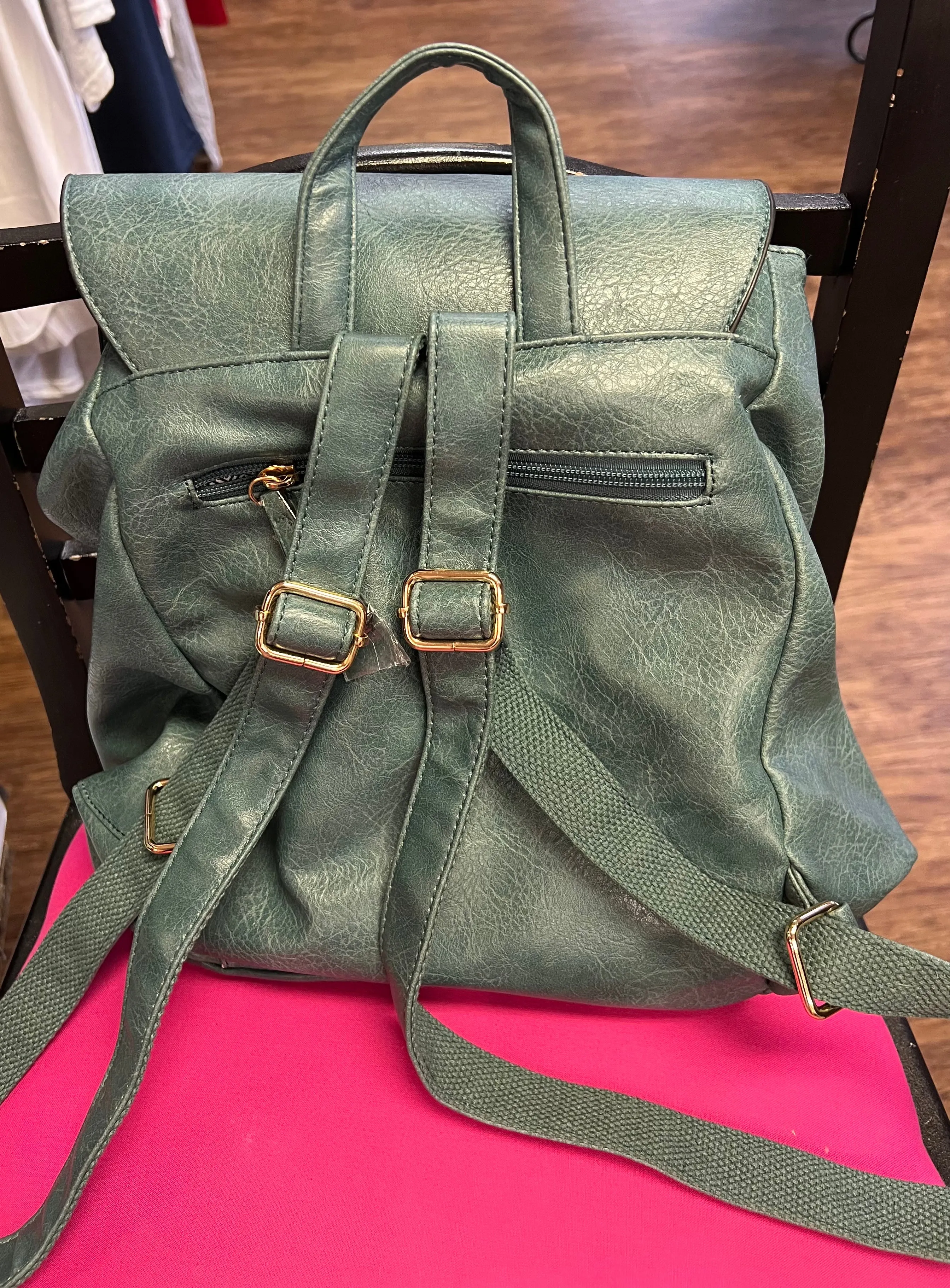 Fashion Leather backpack travel bag tote