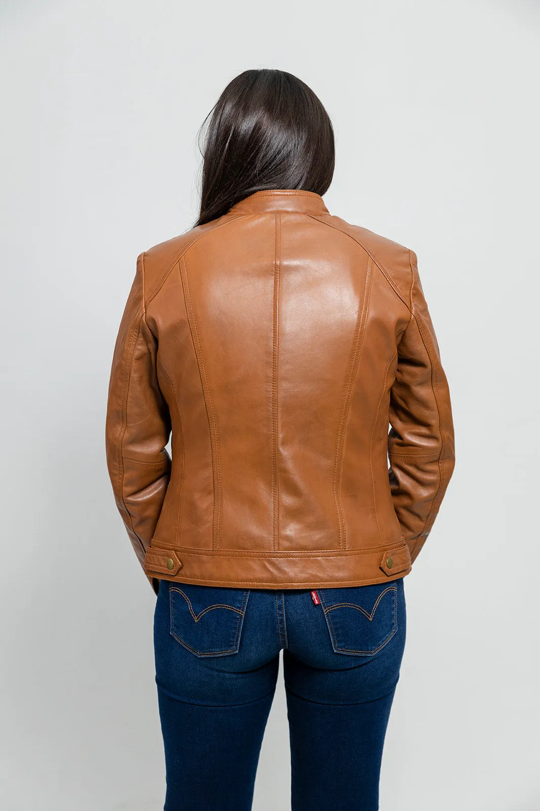 Favorite Women's Fashion Leather Jacket