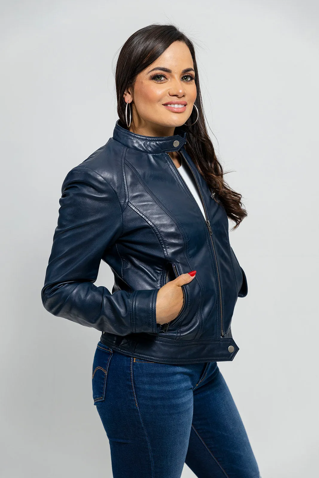 Favorite Women's Fashion Leather Jacket