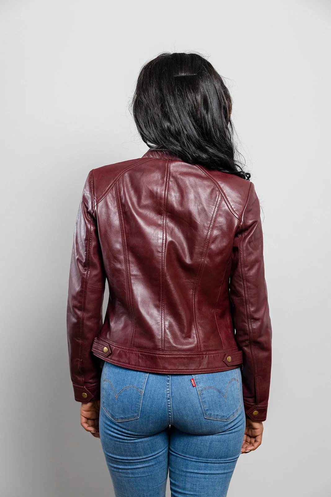 Favorite Women's Fashion Leather Jacket