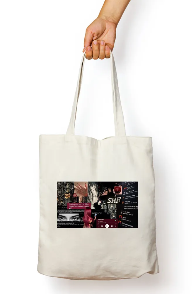 Femme Fatale Pop Culture Tote Bag