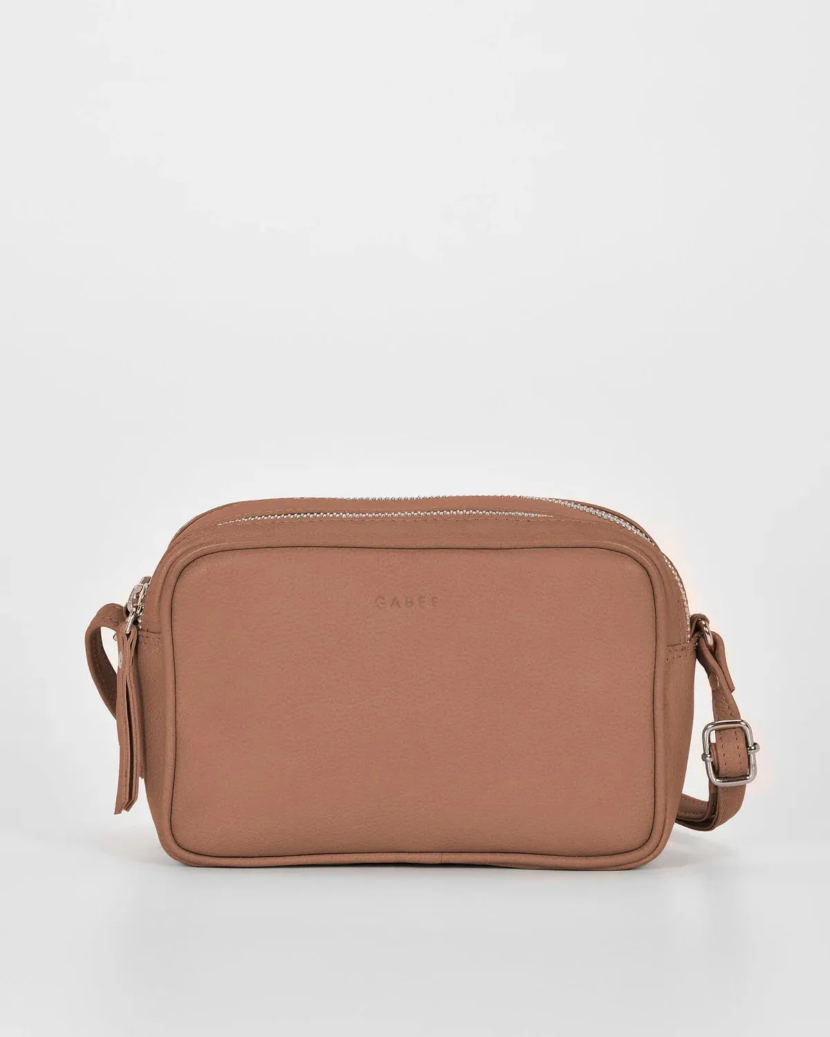 GABEE Norah Leather Camera Crossbody Bag