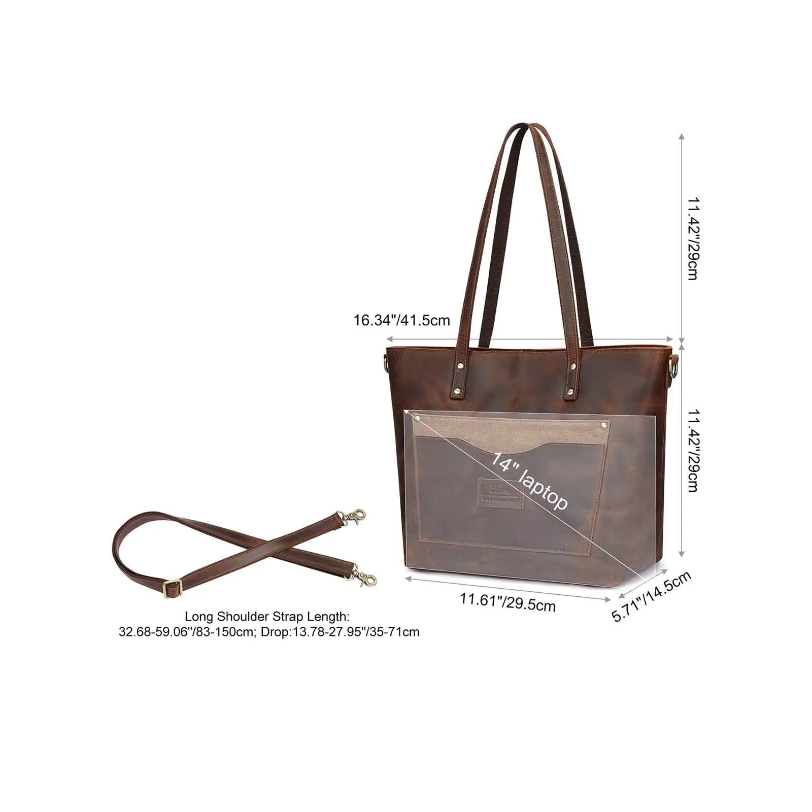 Genuine Leather Women's Tote Bag