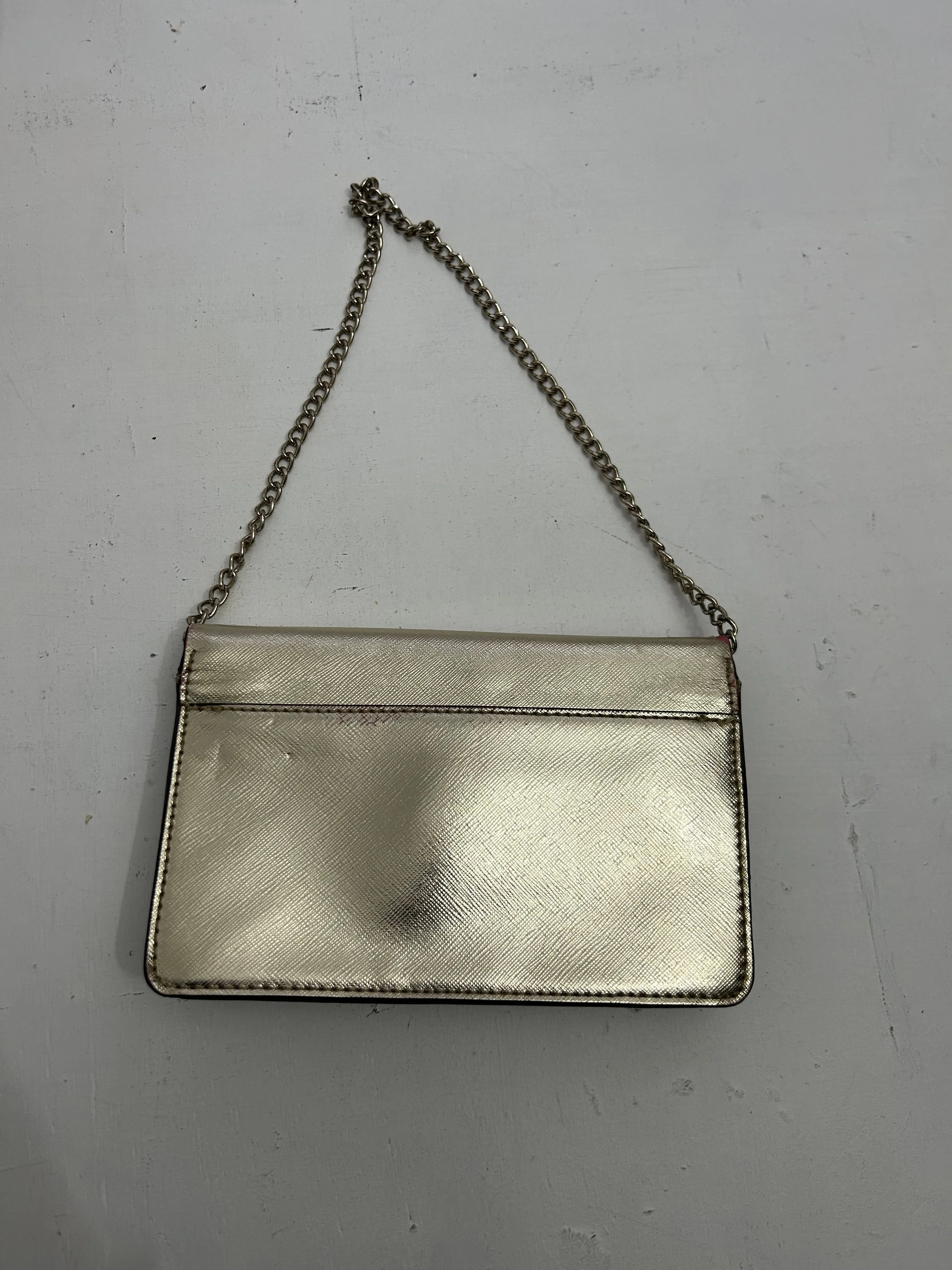 Gold shinning  y2k vintage mini chain shoulder bag night out pochette