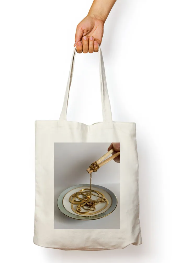 Golden Indulgence Tote Bag