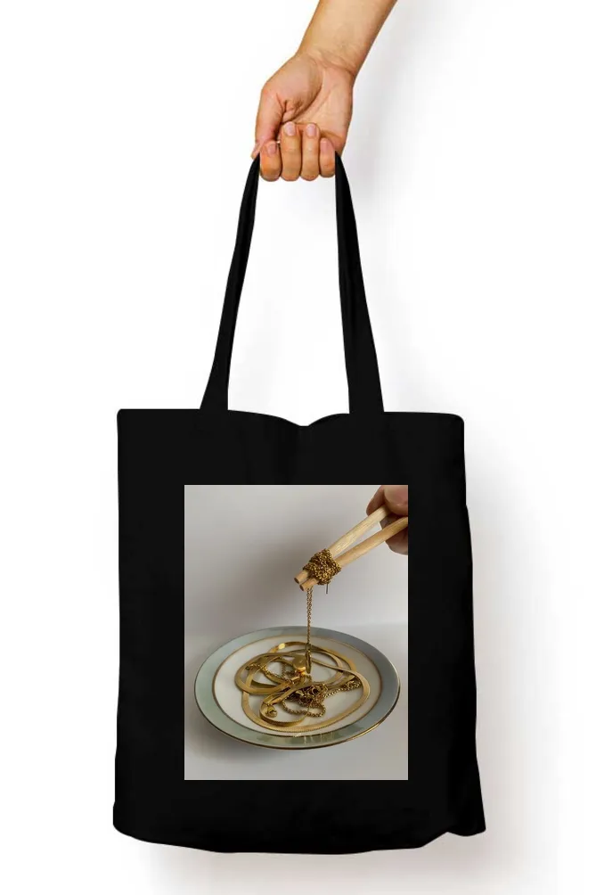 Golden Indulgence Tote Bag