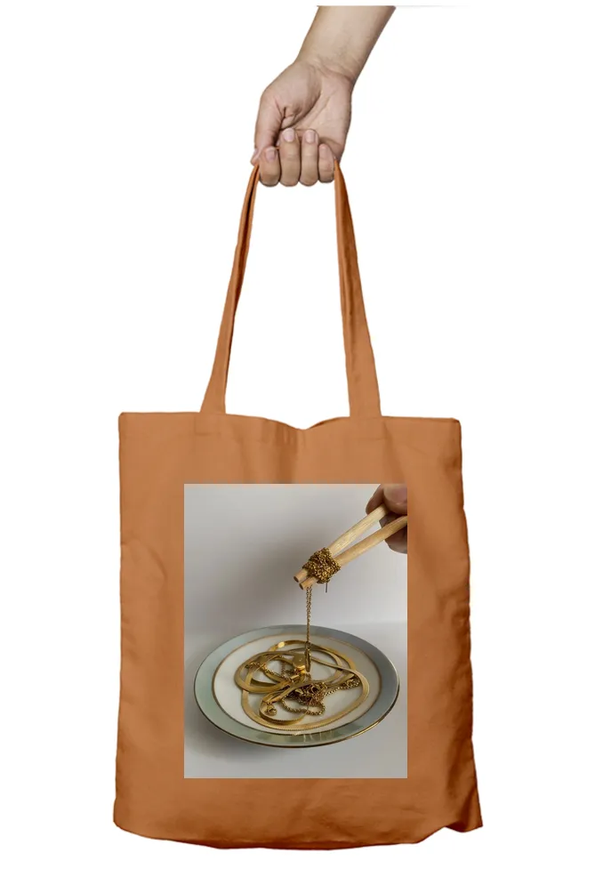 Golden Indulgence Tote Bag