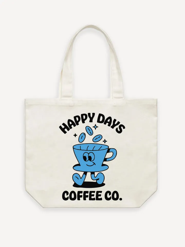 Happy Days Coffee Tote Bag