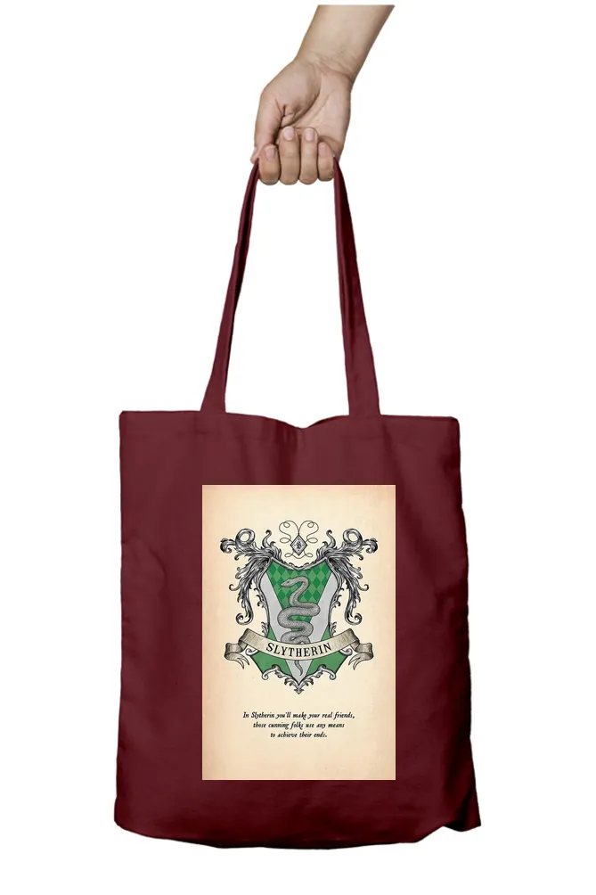 Harry Potter Slytherin Sigil Tote Bag