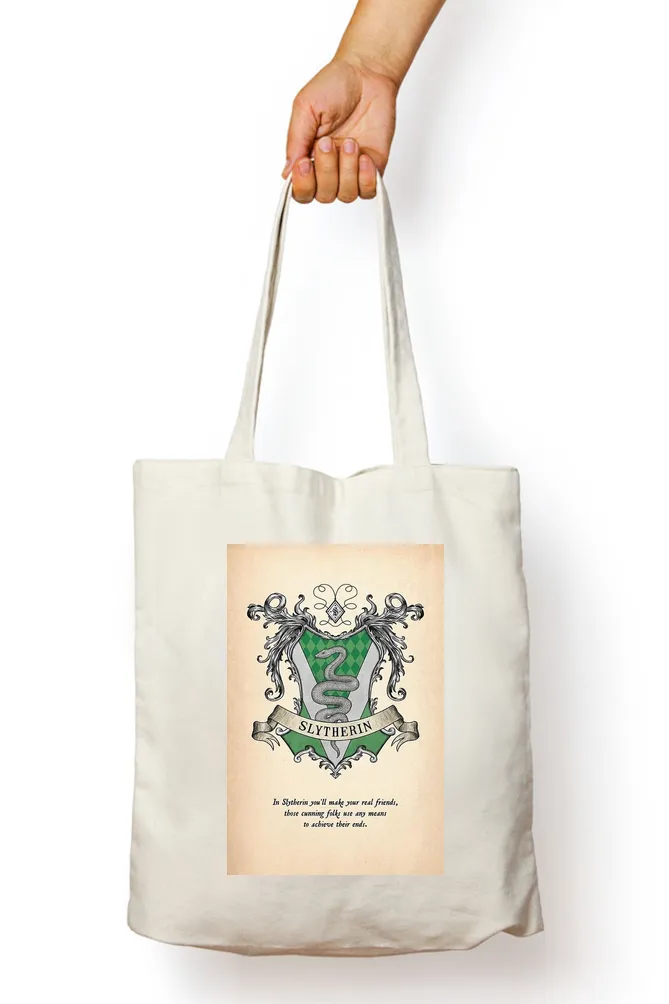 Harry Potter Slytherin Sigil Tote Bag