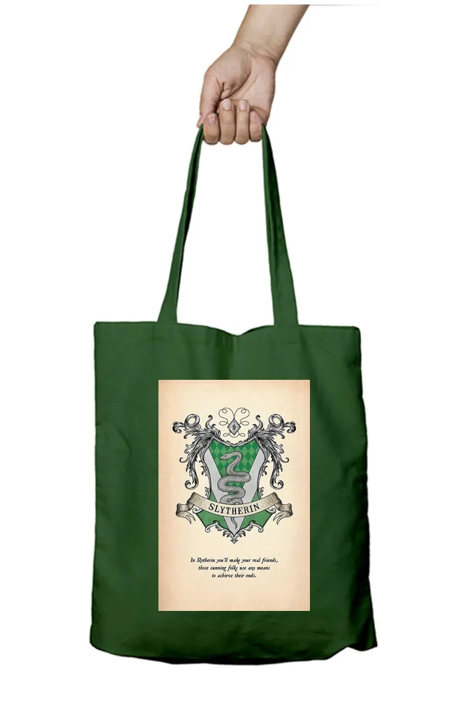 Harry Potter Slytherin Sigil Tote Bag