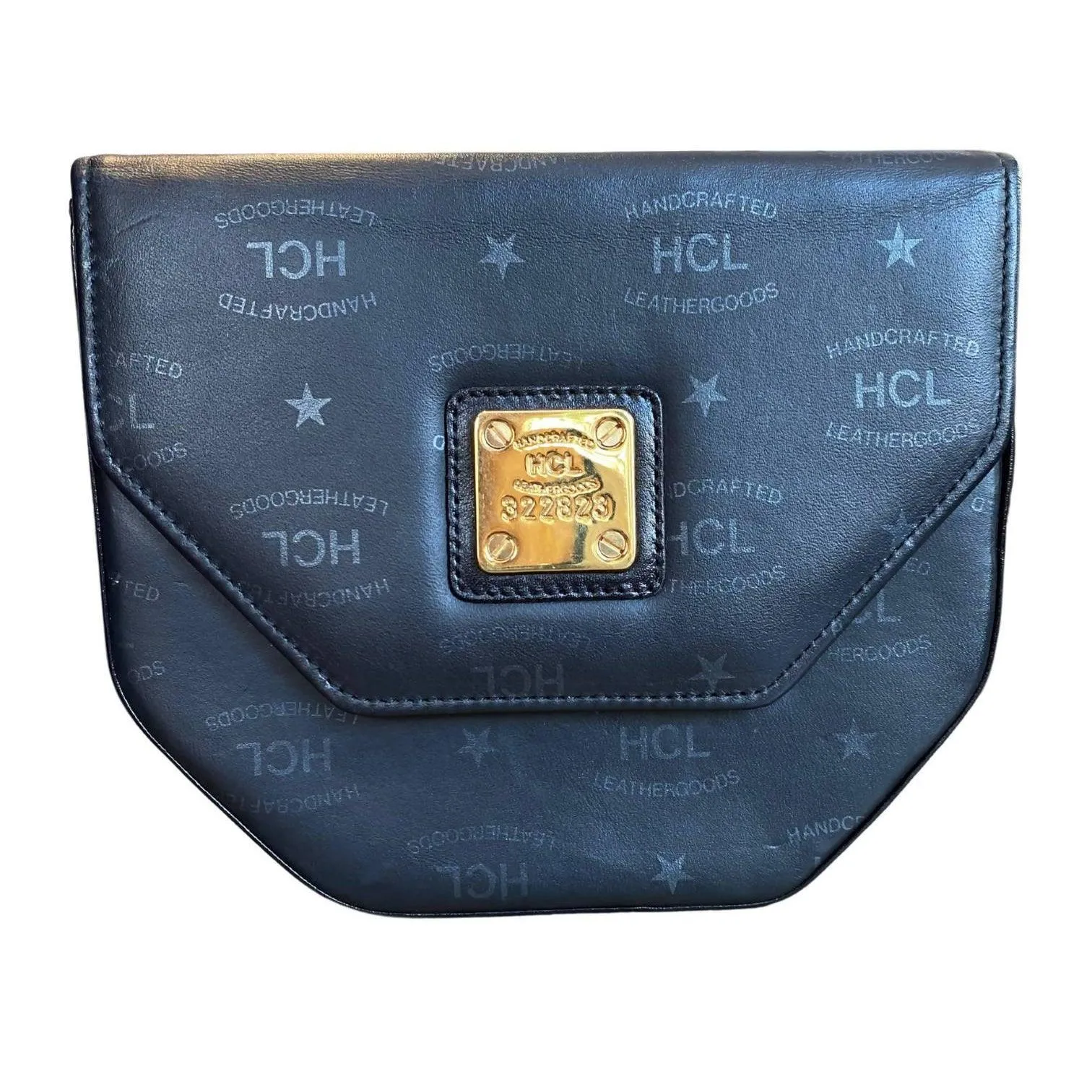 HCL HEX Leather Black Crossbody Bag