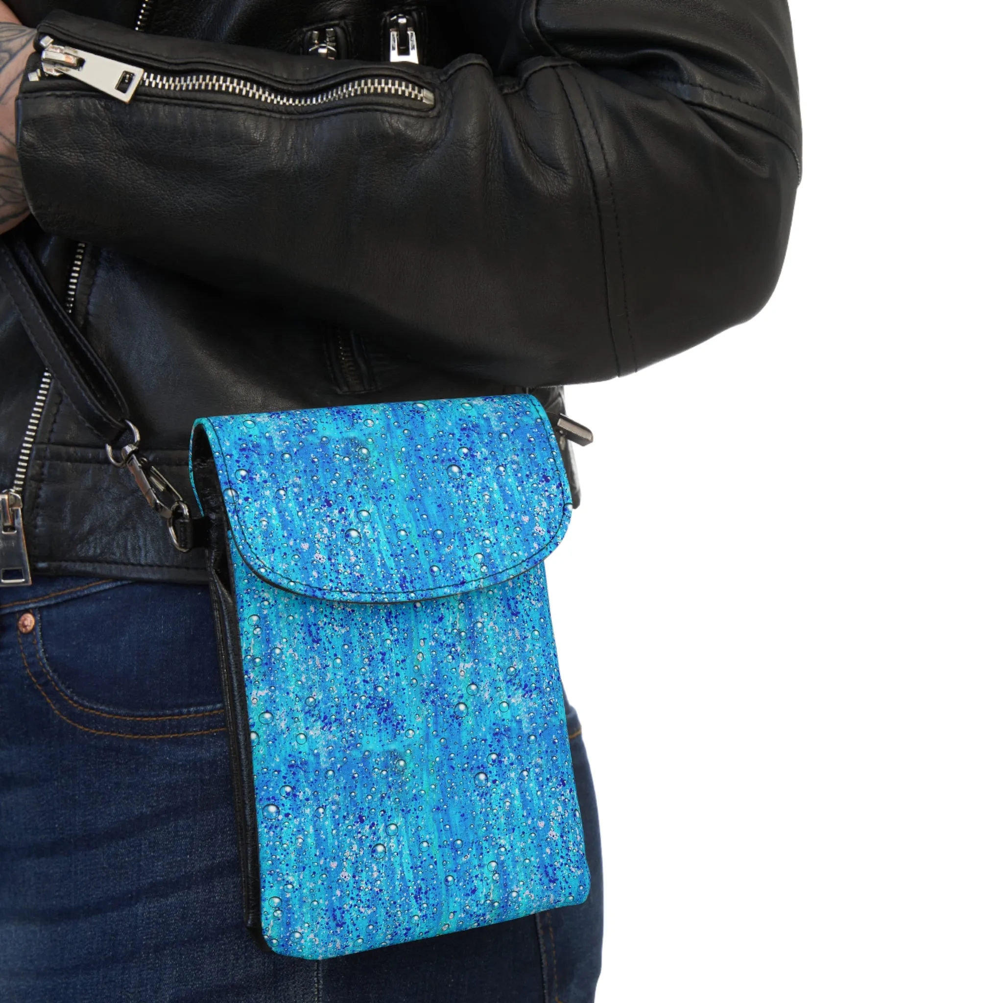 Healing Rain Crossbody Phone Bag