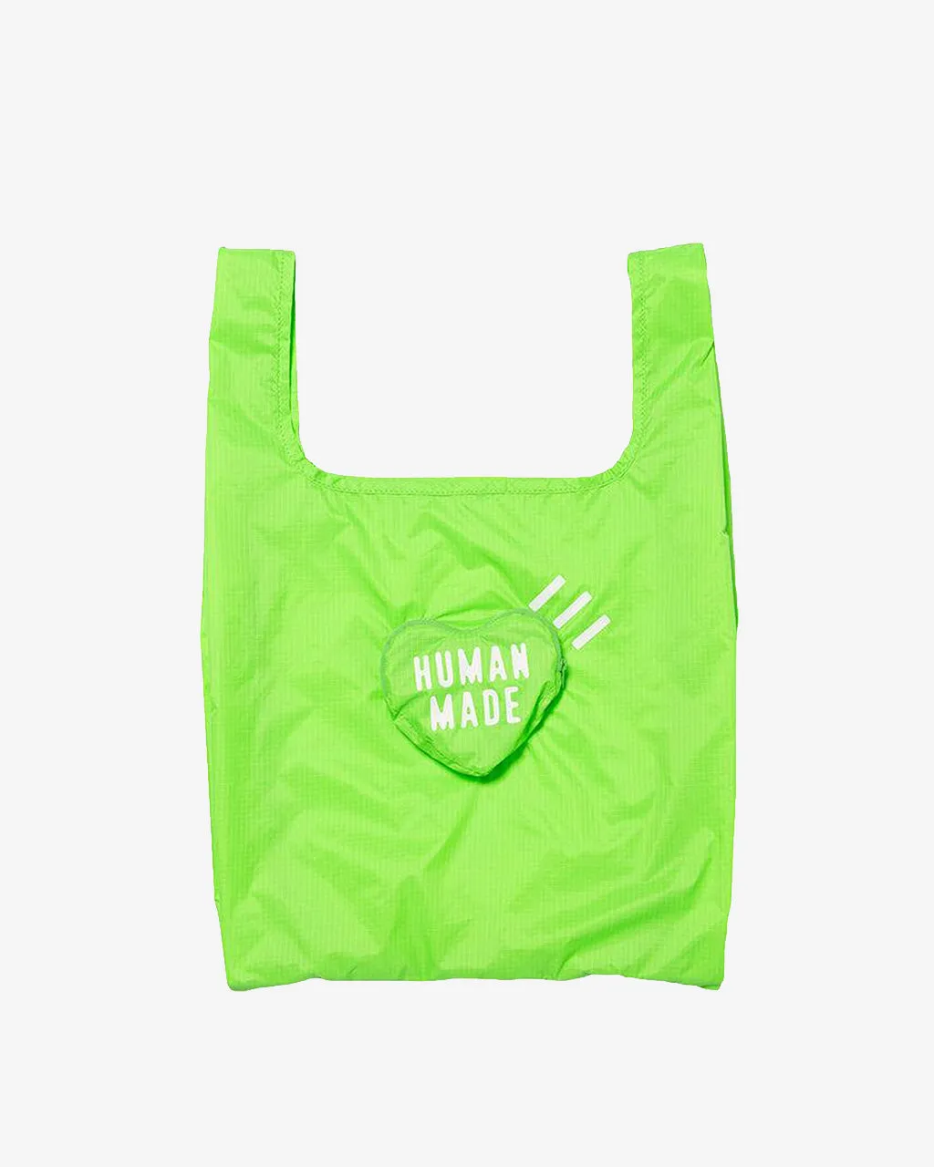 Heart Shopper Bag Green