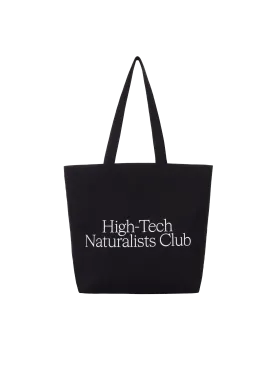 High-Tech Naturalists Club Tote Bag—black