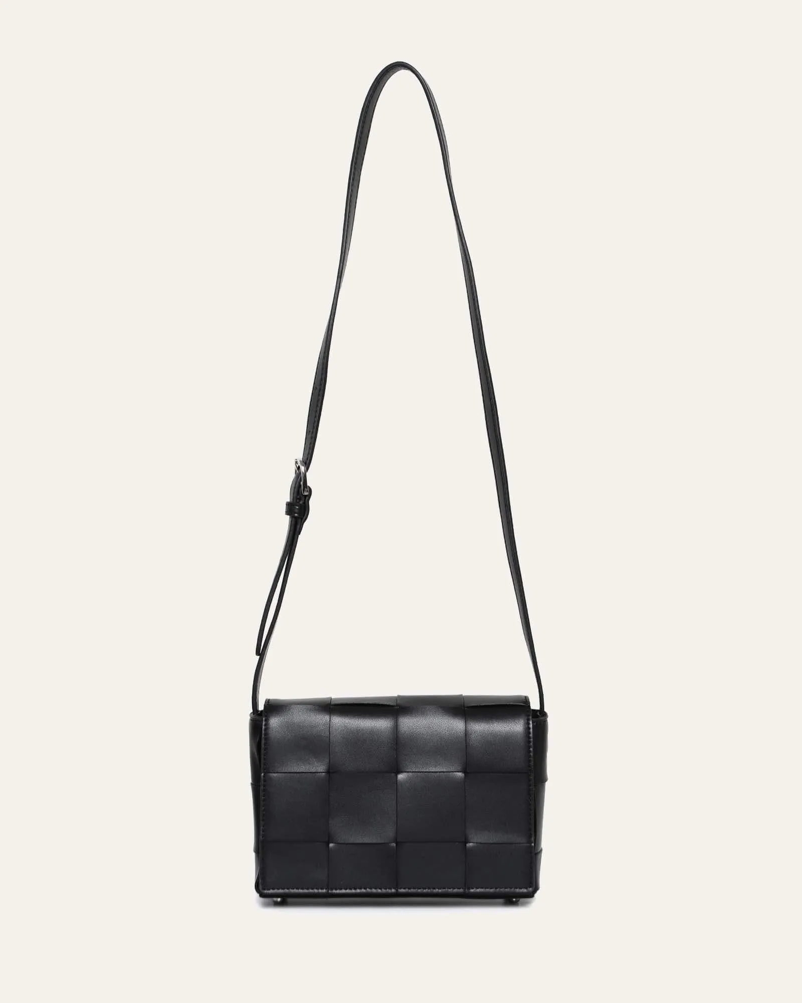 HONEY CROSS BODY BAG BLACK LEATHER