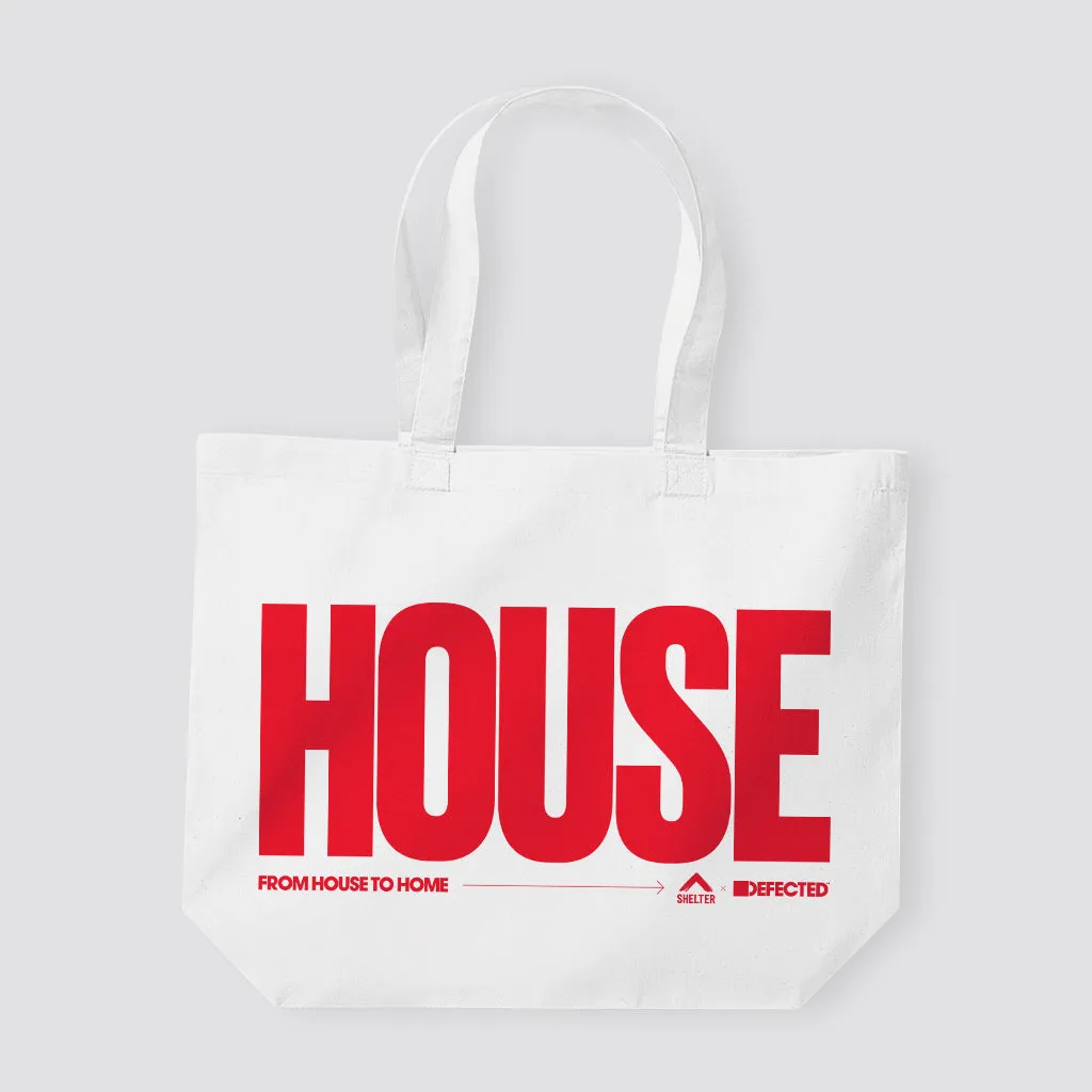 House Tote Bag - White