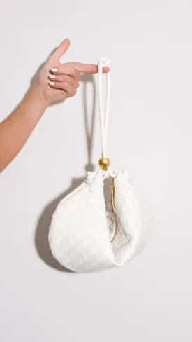 IBIZA LEATHER BAG - WHITE