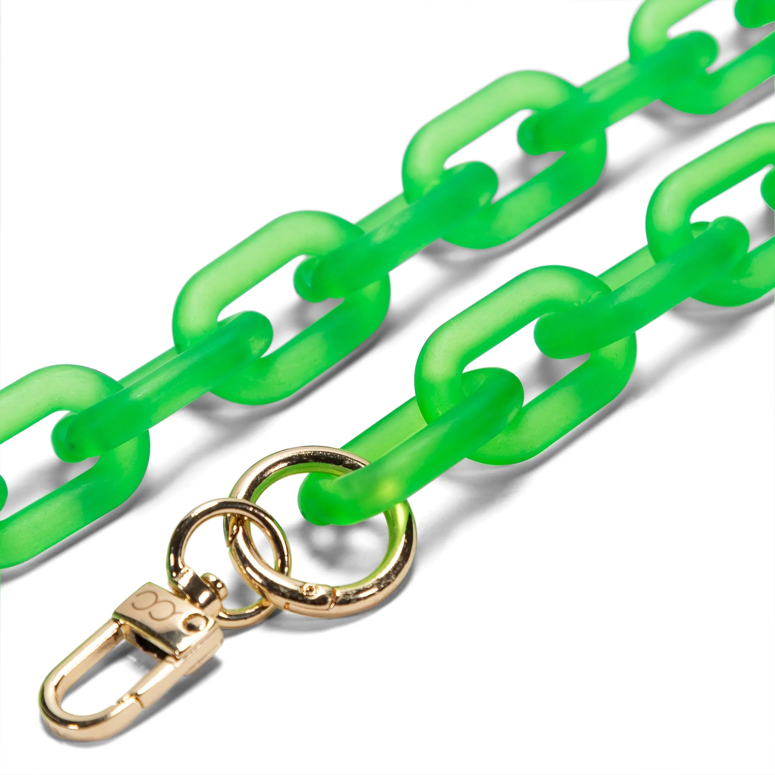 Icy Phone Chain Neon Green