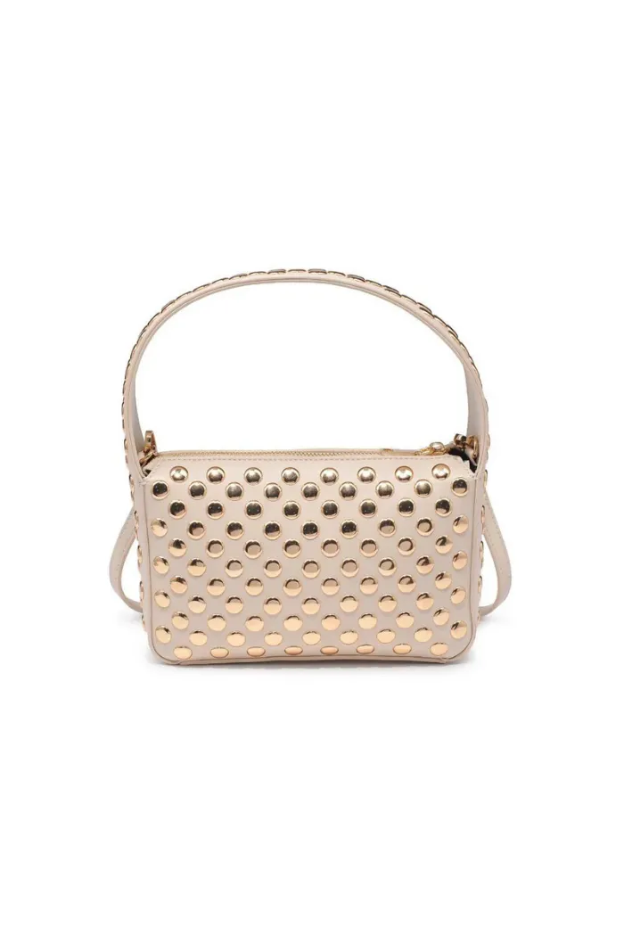 Isabel Studded Crossbody - Oatmilk