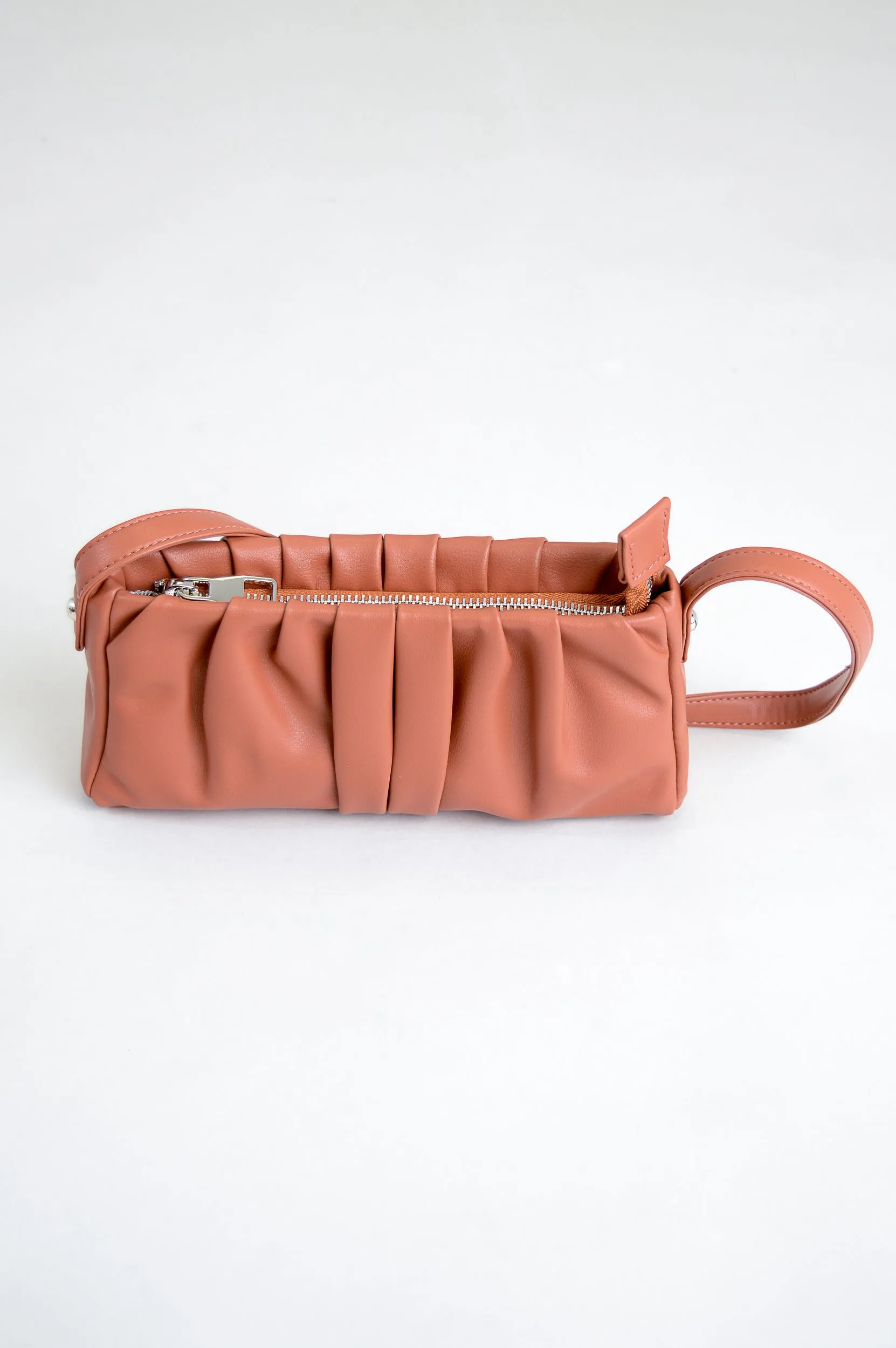 Janette Handbag, Terra Cotta, Leather