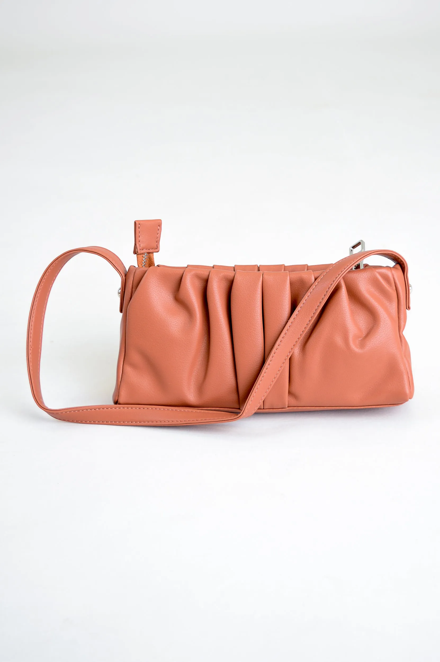 Janette Handbag, Terra Cotta, Leather