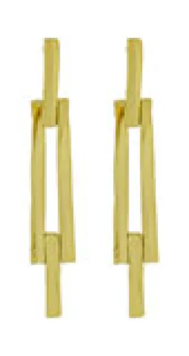 Karine Sultan Camille Art Deco Drop Earrings