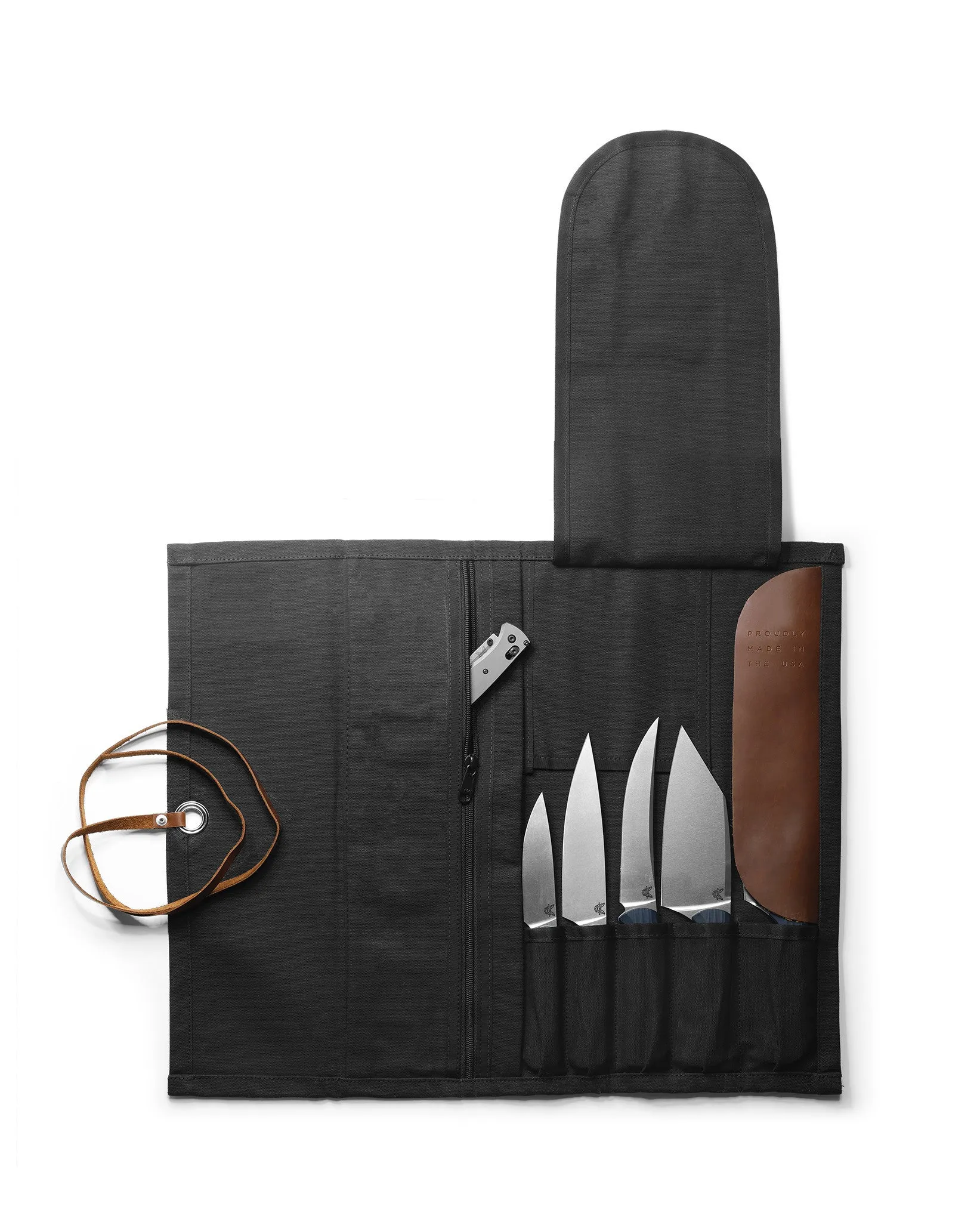 Knife Roll | Kitchen Cutlery | Waxed Canvas