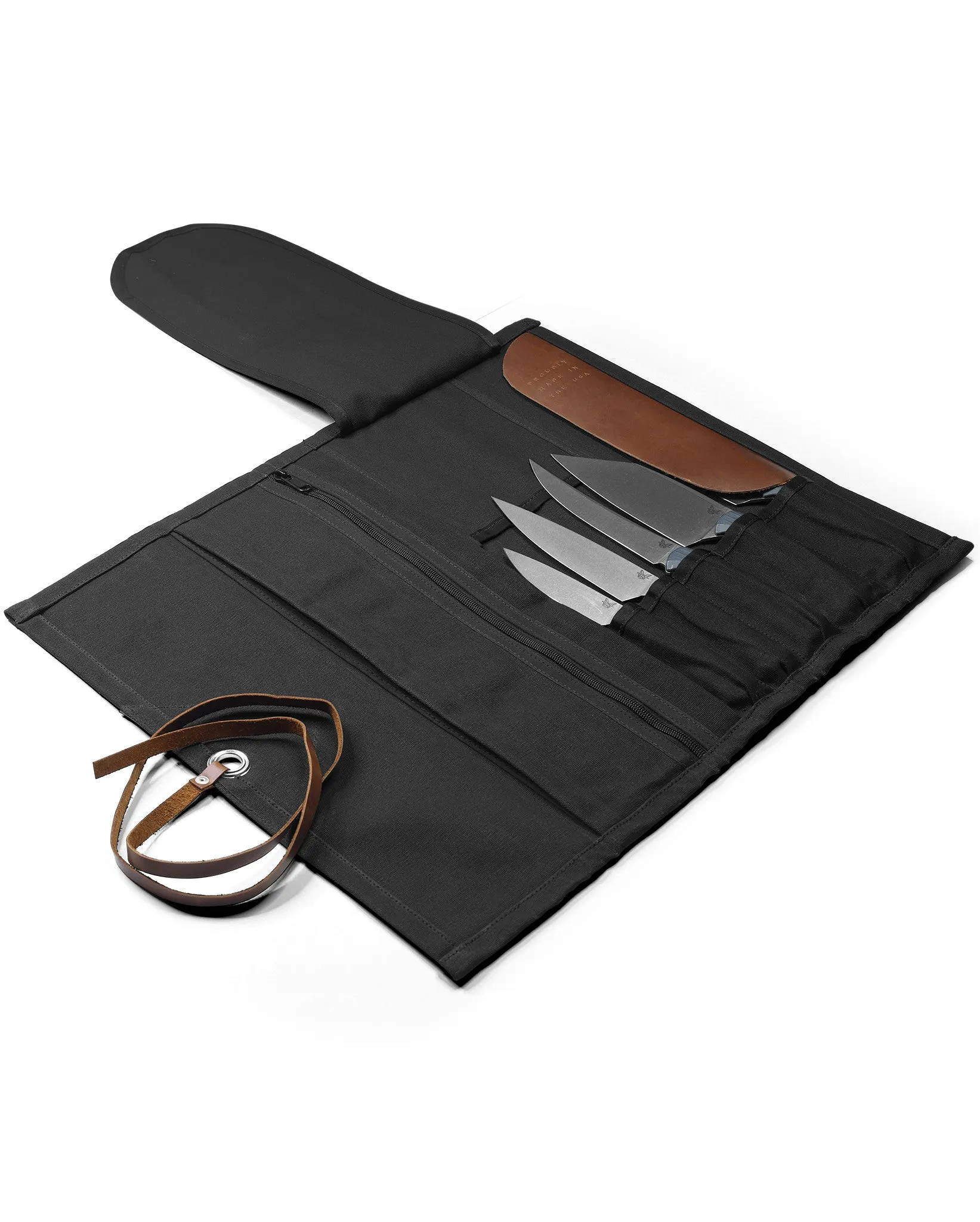 Knife Roll | Kitchen Cutlery | Waxed Canvas