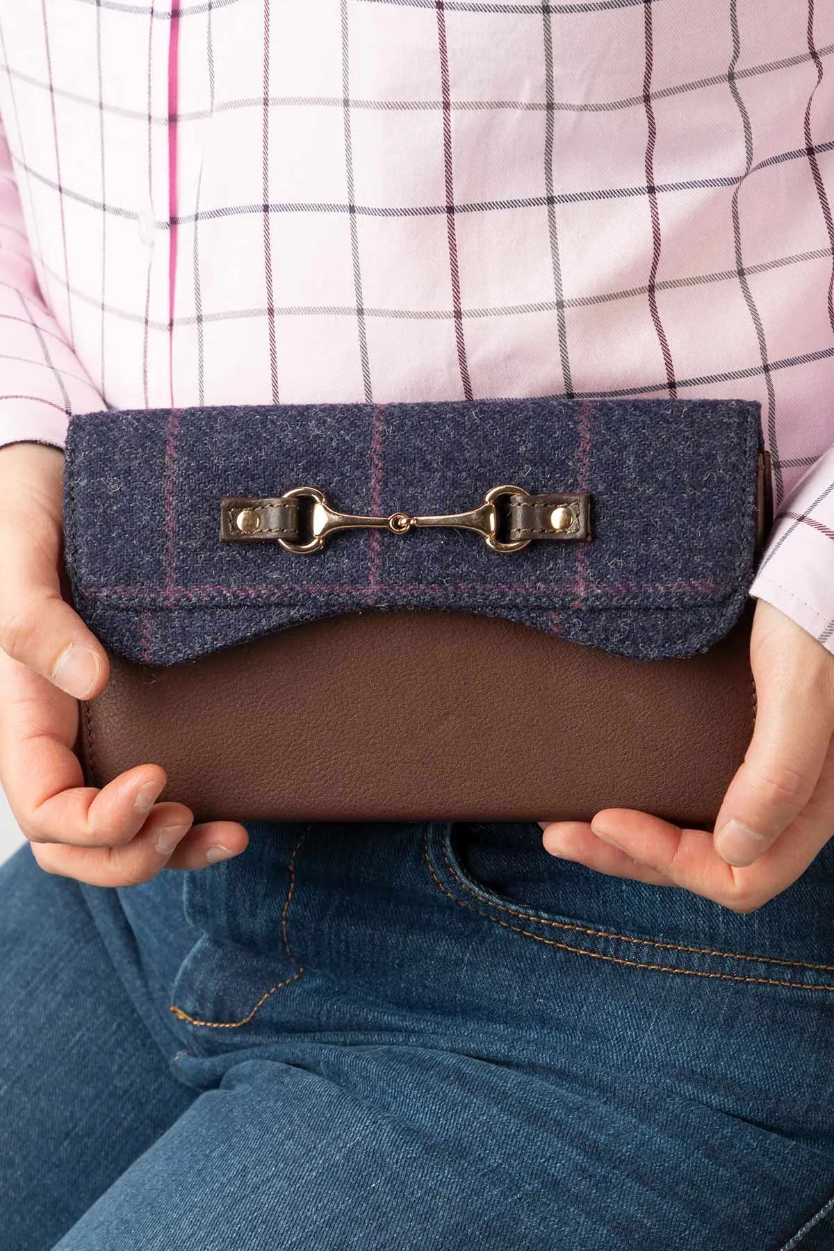 Ladies Tweed Snaffle Purse - Helmsley