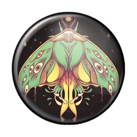 Luna Moth, 1-Inch Pin Button