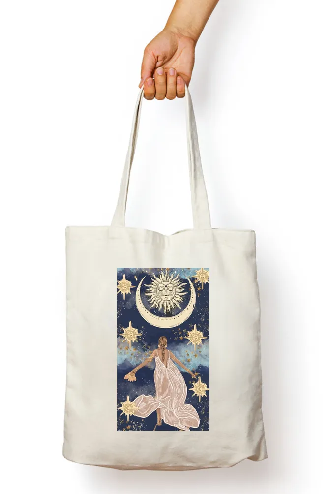 Lunar Abstract Tote Bag